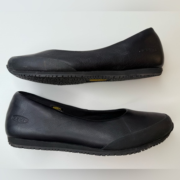 KEEN Women's Kanteen Flat Non Slip Black Flats Utility Work Shoe - Picture 15 of 16